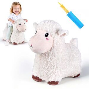 Sheep Hopping Horse, Toddler Boy Girls Inflatable Bouncing Farm